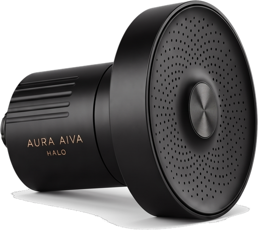 Matte Black Halo showerhead